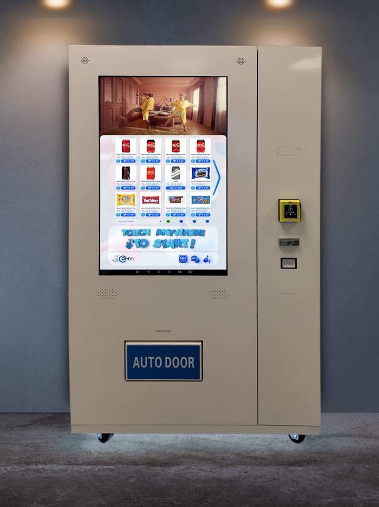 Option 4 Refrigerated Free Standing Vending Machine (Renewed)