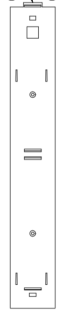 Single lane shelf bottom